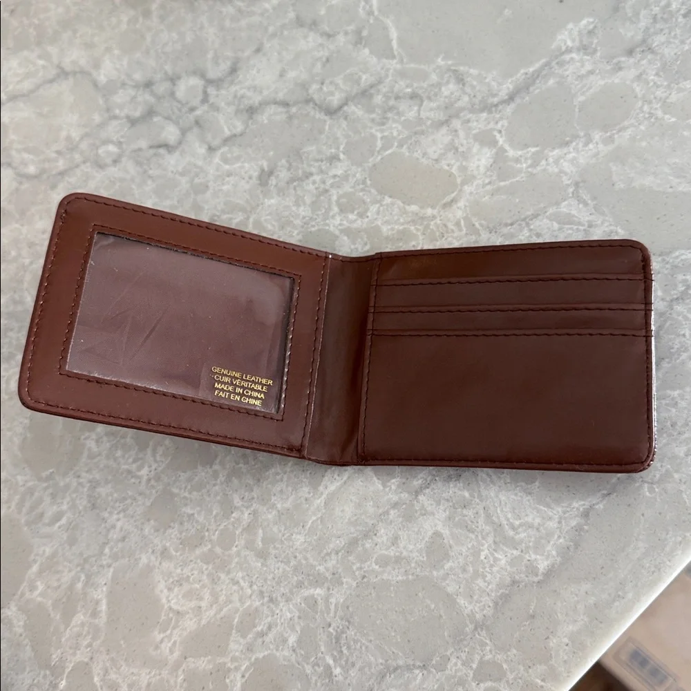 Genuine, leather men’s simple wallet